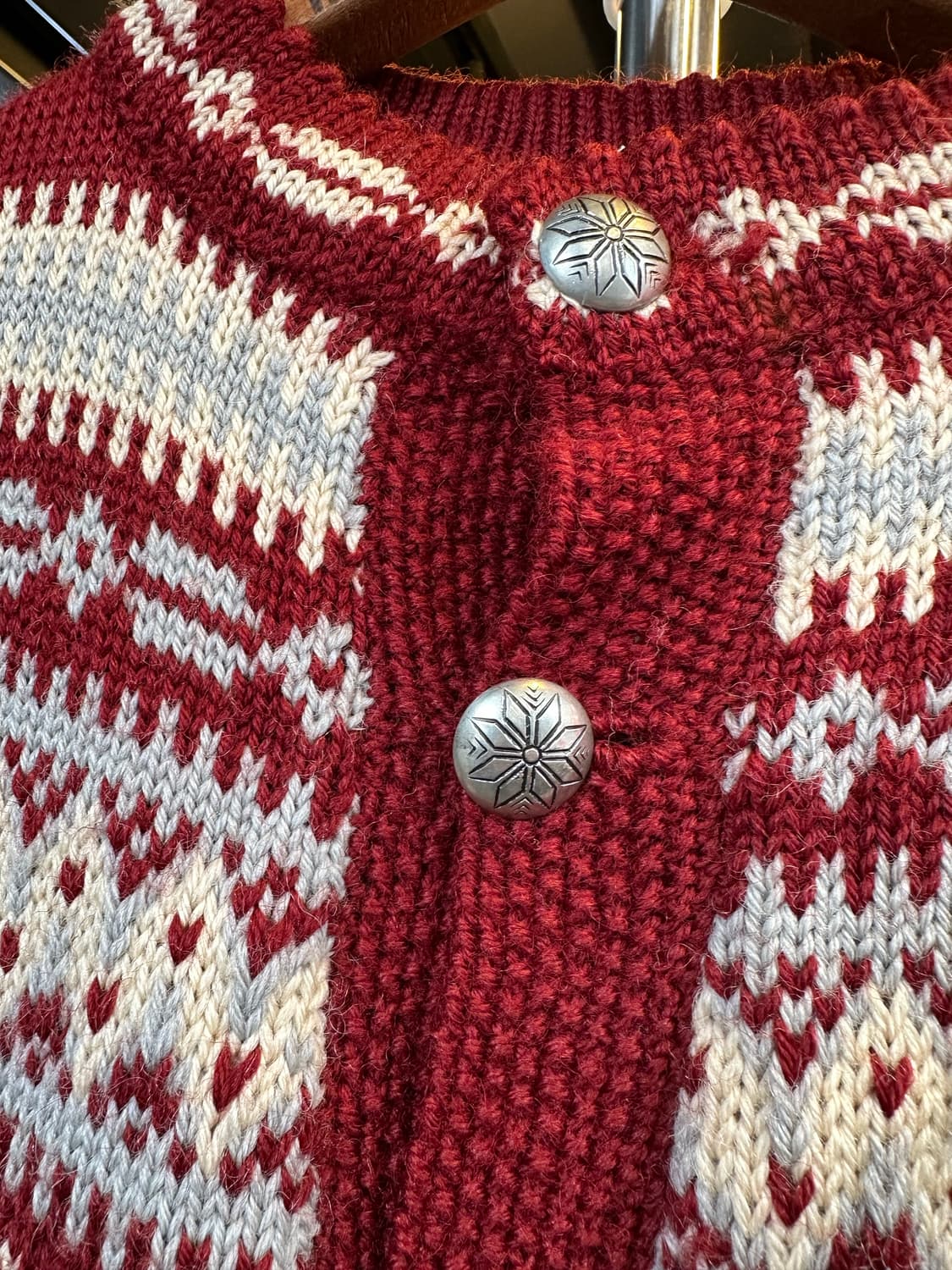 헤비 울 노르딕 스웨터 가디건 상품이미지5