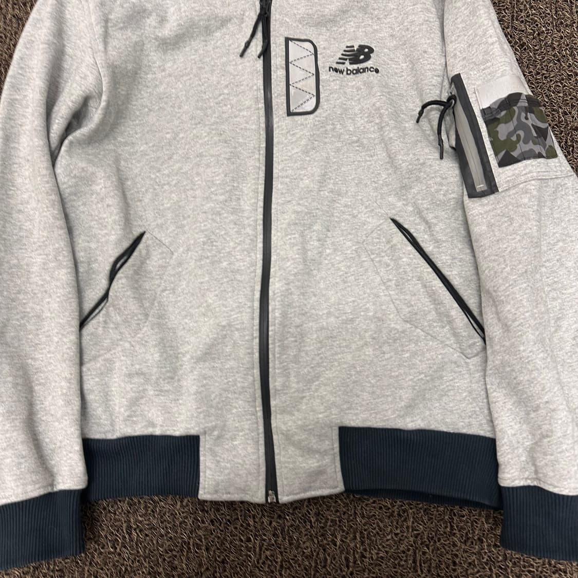 뉴발란스 항공점퍼 집업 그레이 105(XL) 상품이미지3