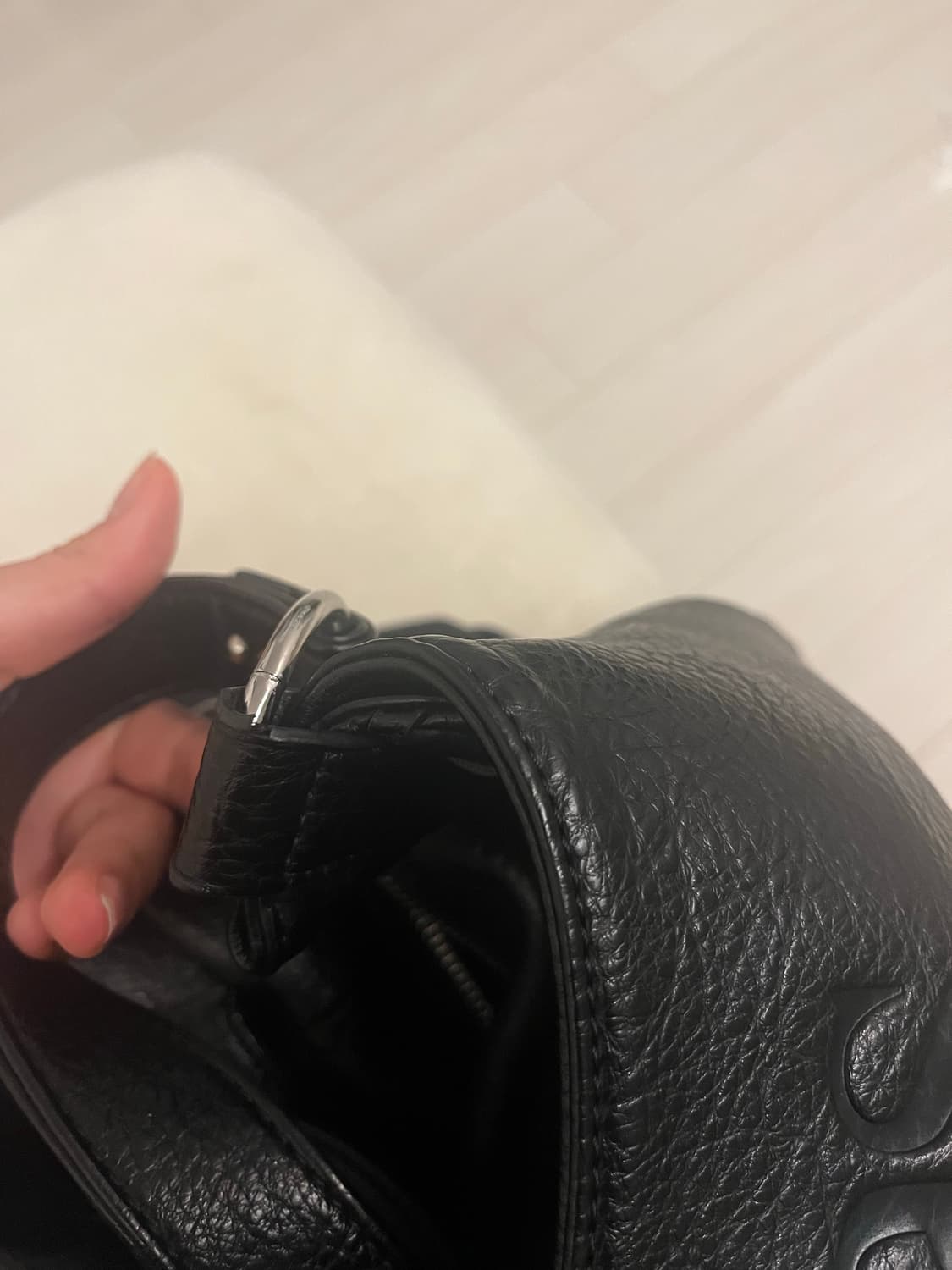 애즈온 보니타 빅백 블랙 상품이미지4