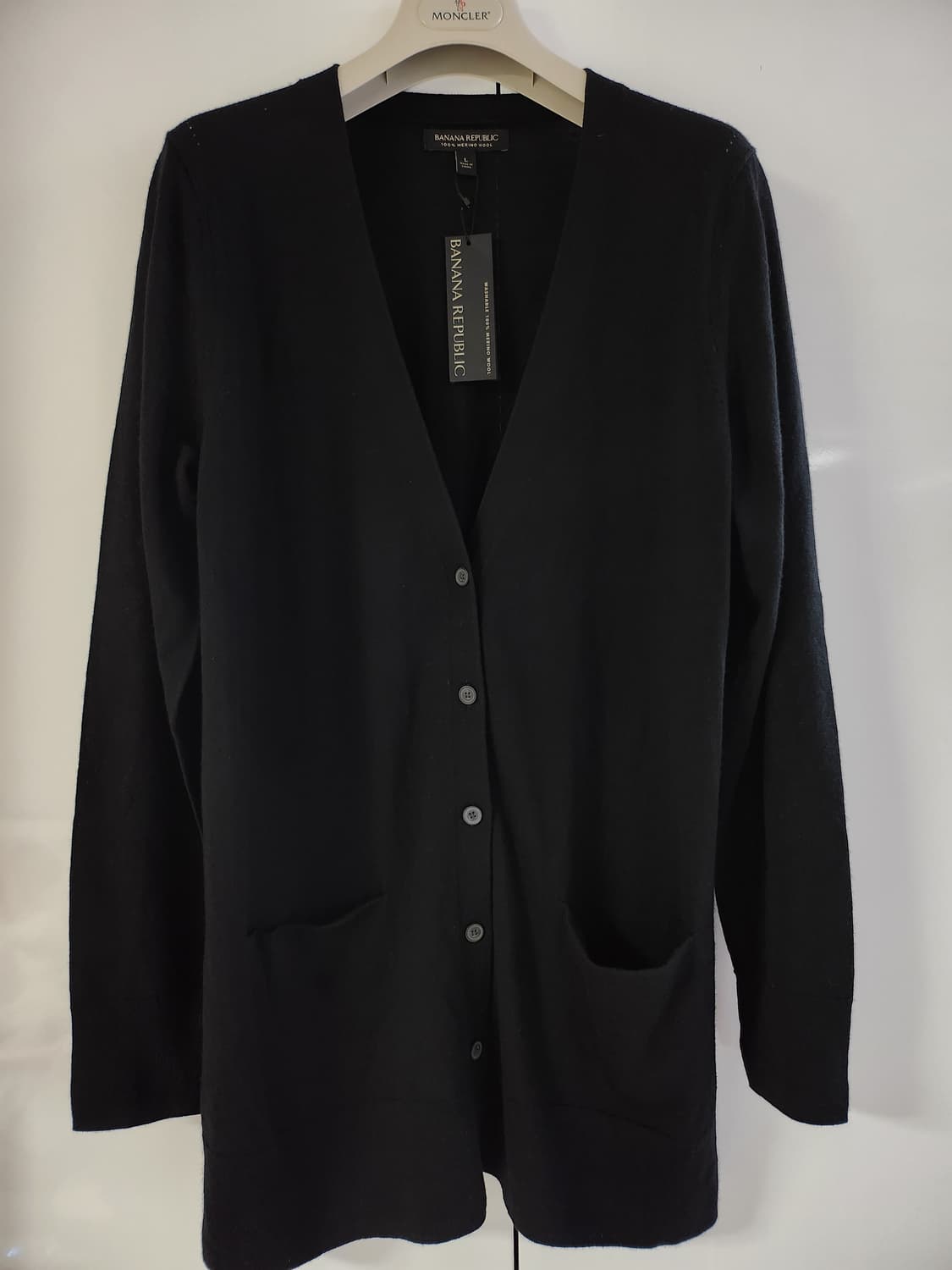 바나나리퍼블릭 블랙 롱가디건  상품이미지1