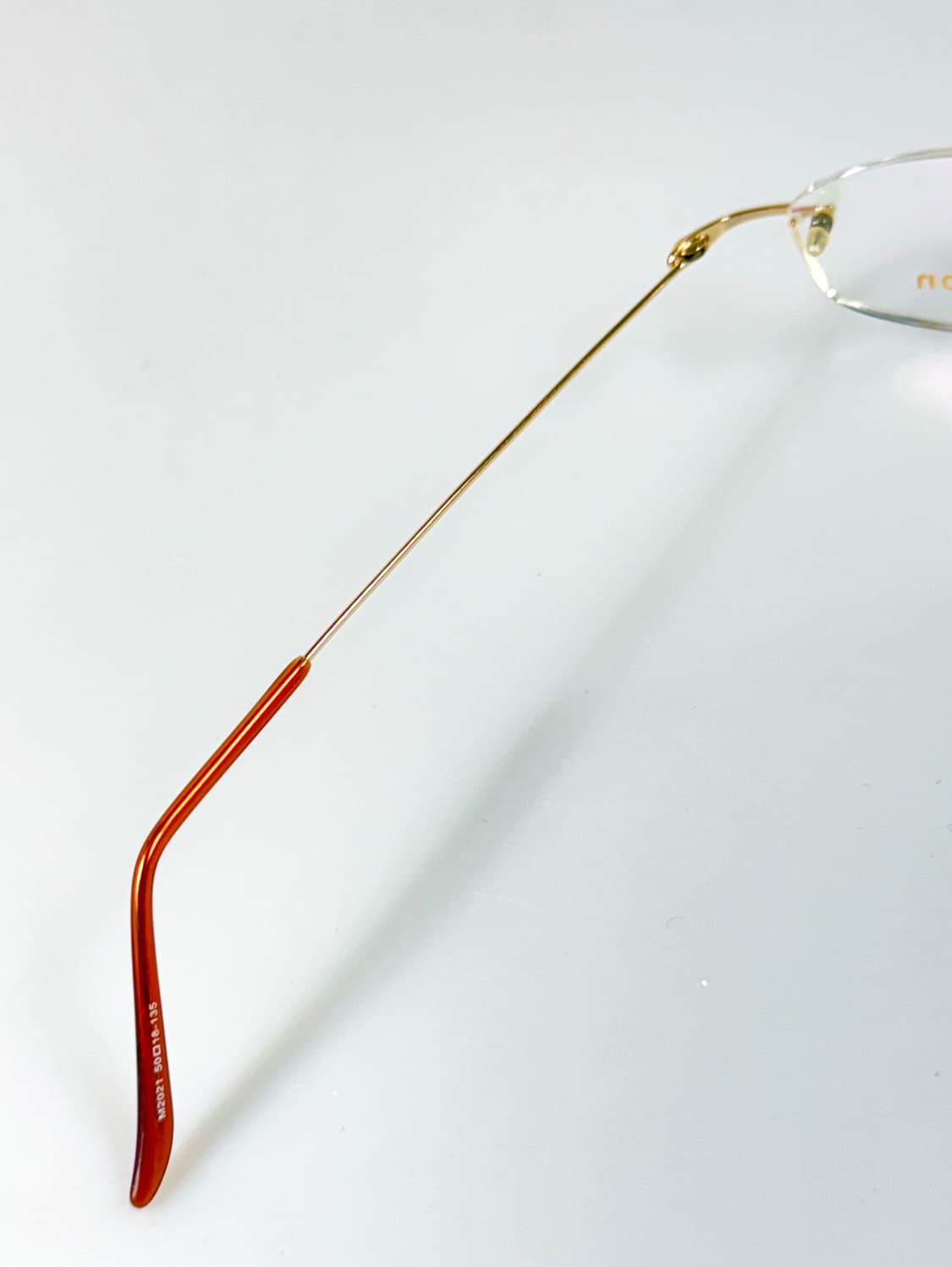 독일제 MICRON 무테 스퀘어 프레임 빈티지 안경 상품이미지7