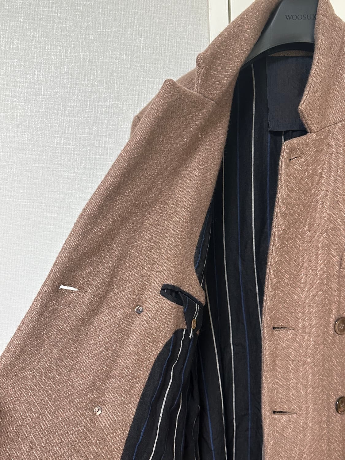 [2] 한솔킴 Notch Lapel Double-breasted coat 상품이미지6