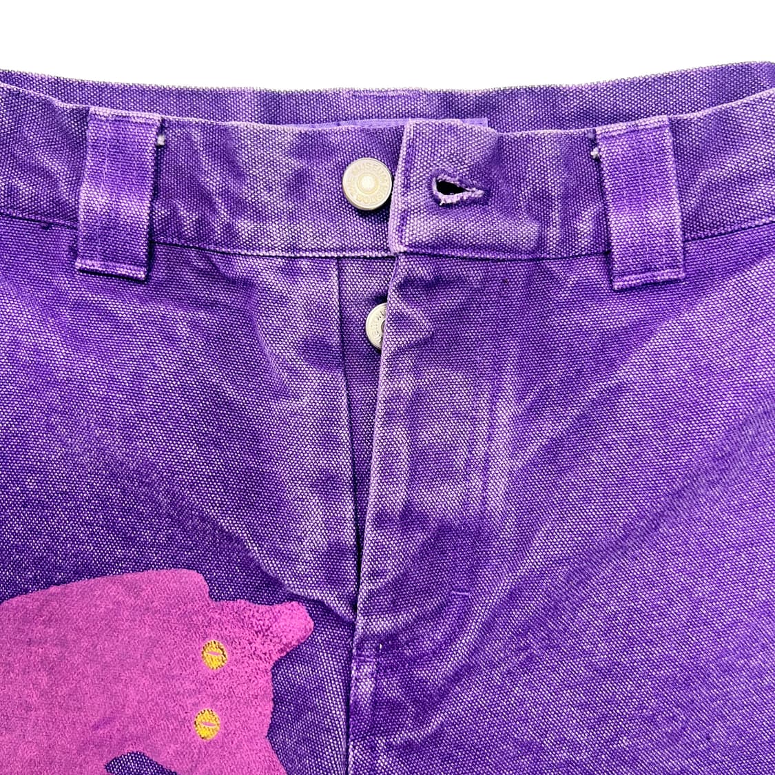 더 뮤지엄 비지터 CAT PRINTED DYEING SHORTS (S) 상품이미지10