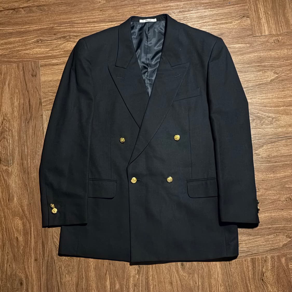 BANDO NAVY WOOL GOLD BUTTON BLAZER 상품이미지4