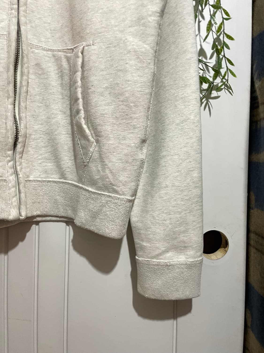 멜란지 후드 집업 상품이미지5