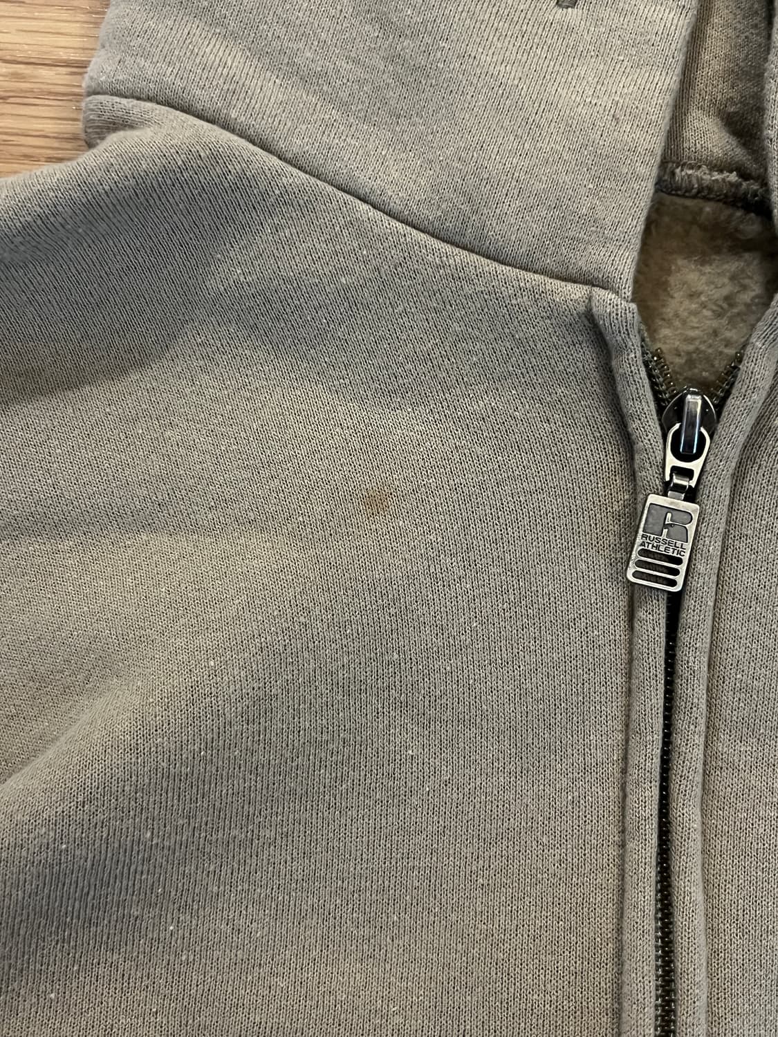 러셀 빈티지 후드집업 탄 XXL (우주매물) 상품이미지7