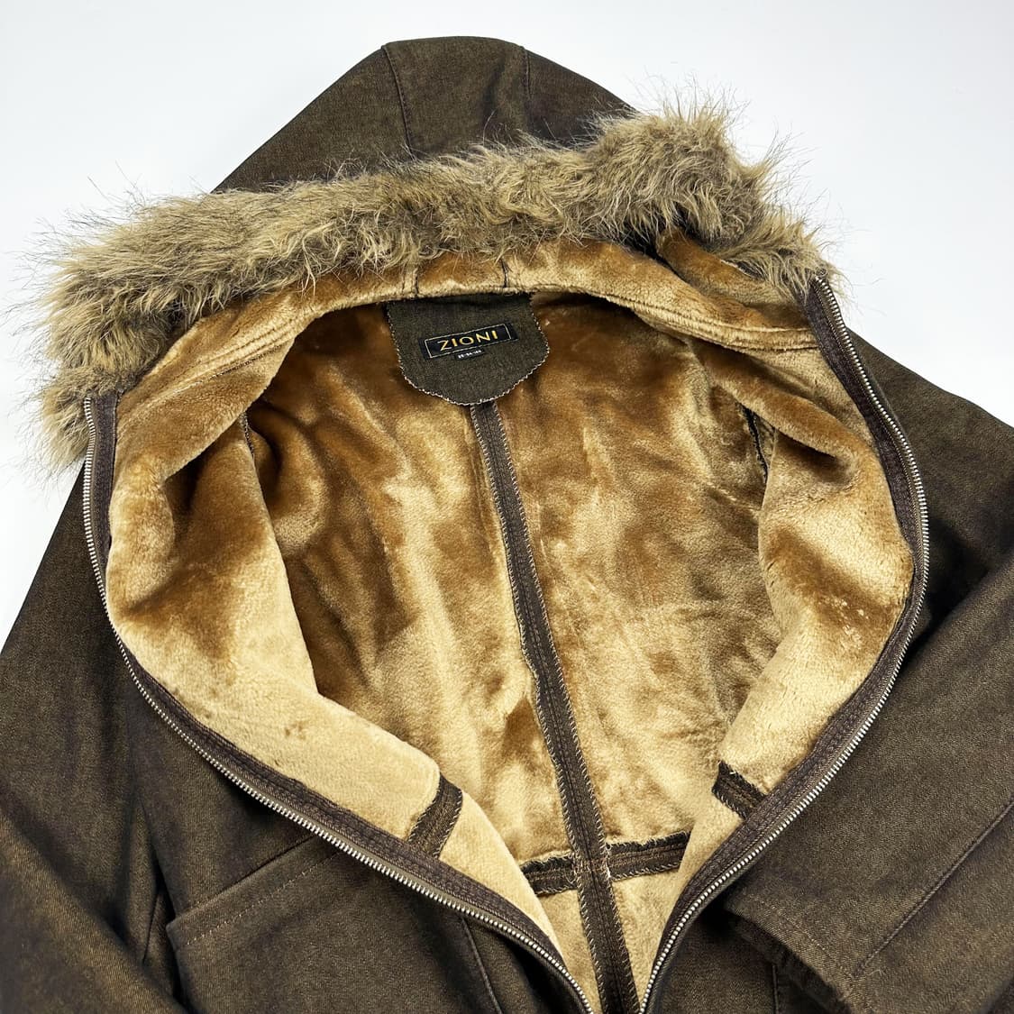 VTG 빈티지 브라운 우먼 후디 자켓 (S 여성추천) 상품이미지5