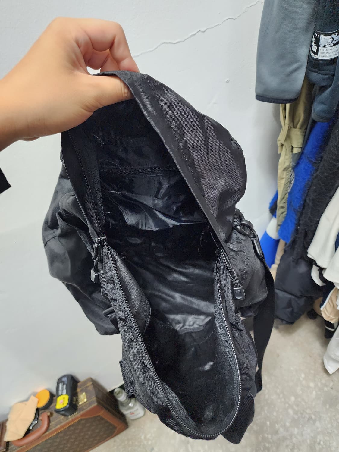 노스페이스 블랙 더플백 상품이미지5