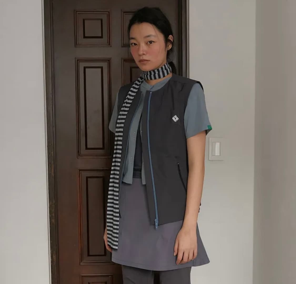 노컨텐츠 Windbreak vest_Charcoal 상품이미지2
