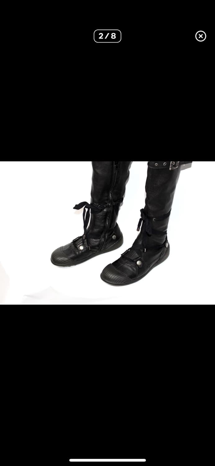 릭오웬스st 레더 롱 부츠 상품이미지2