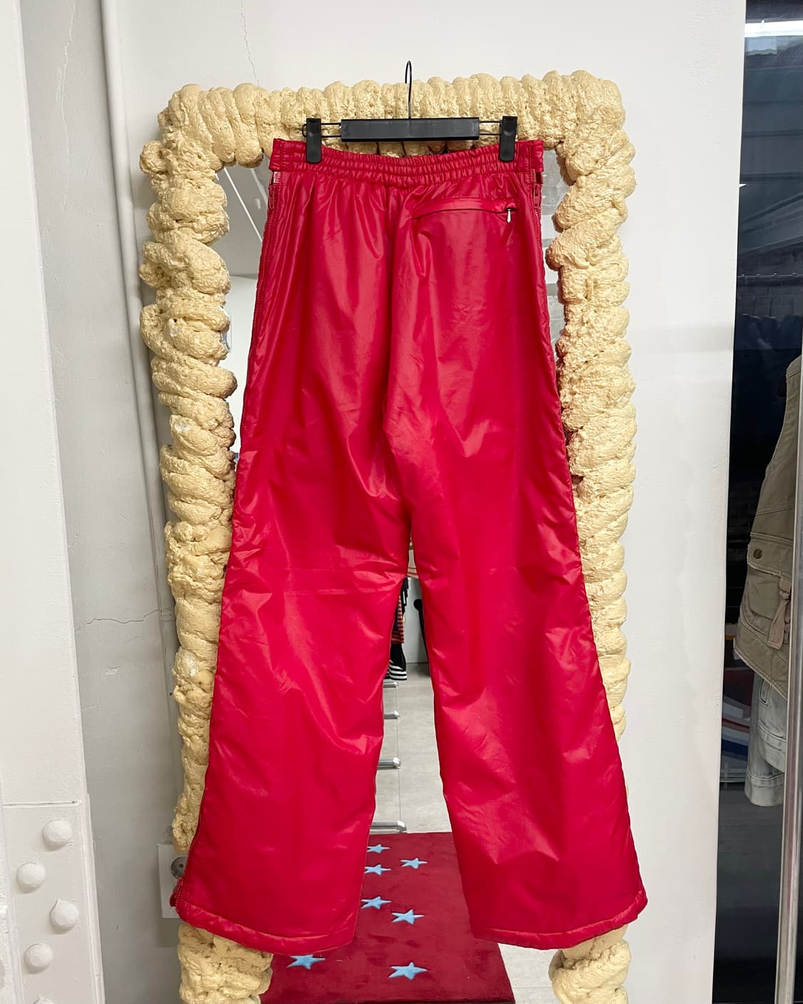 Retro Red Side Zipper Ski Suit 상품이미지5