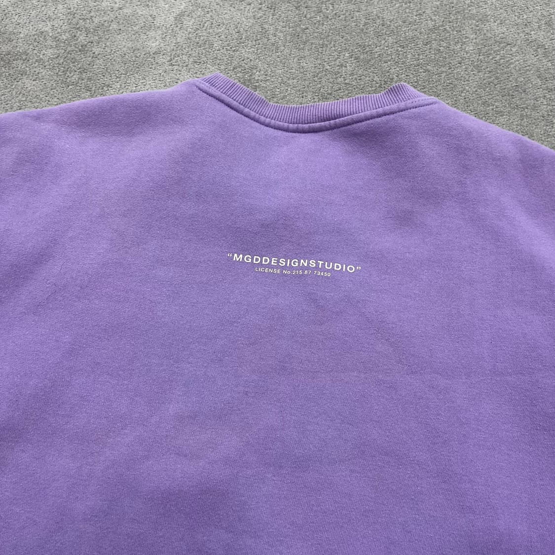 M 마하그리드 퍼플 맨투맨 티셔츠 상품이미지5