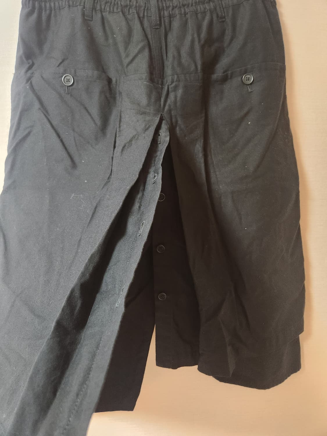 요지야마모토 랩스커트 팬츠 상품이미지3