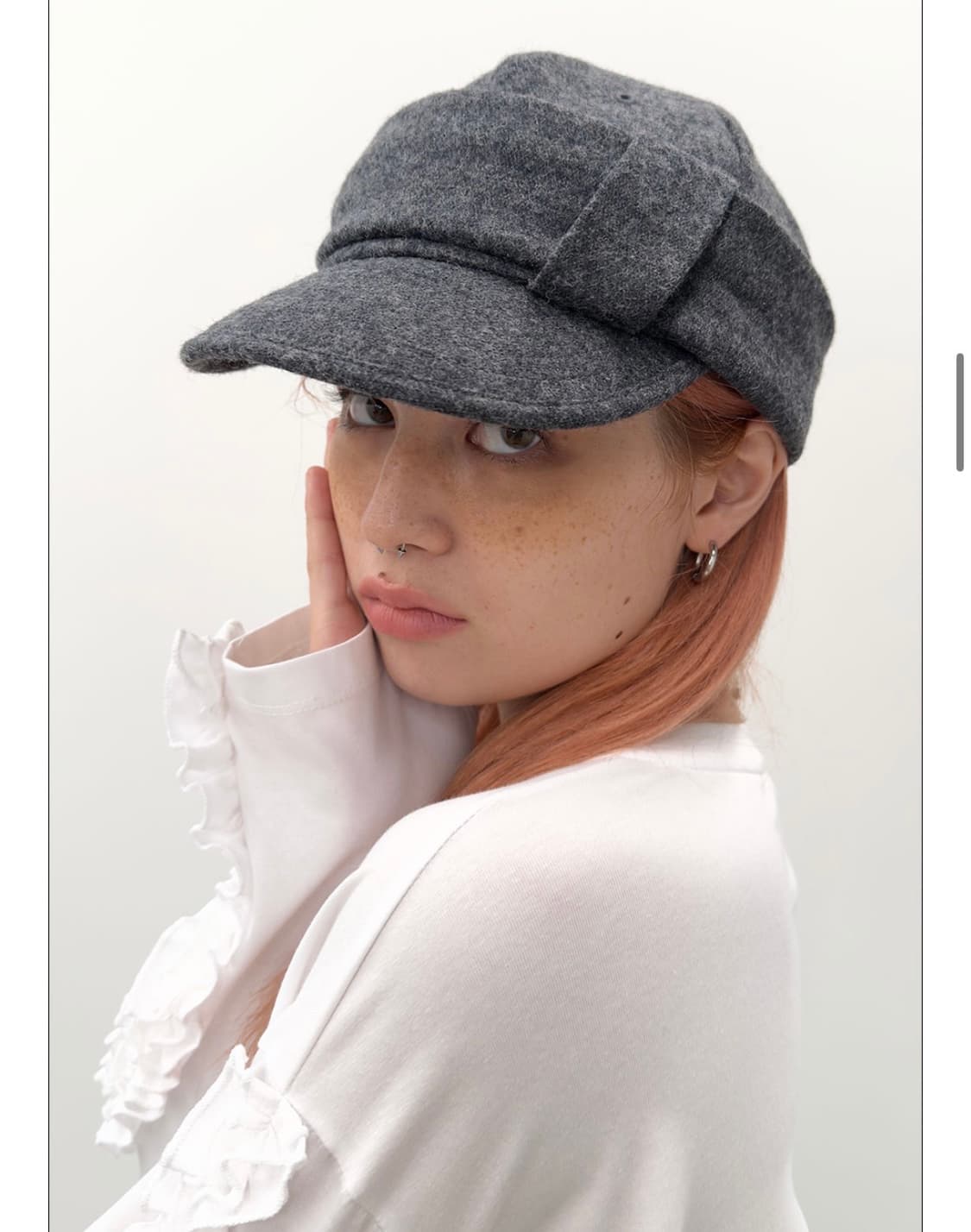 타입서비스 울 벨티드 캡 상품이미지1