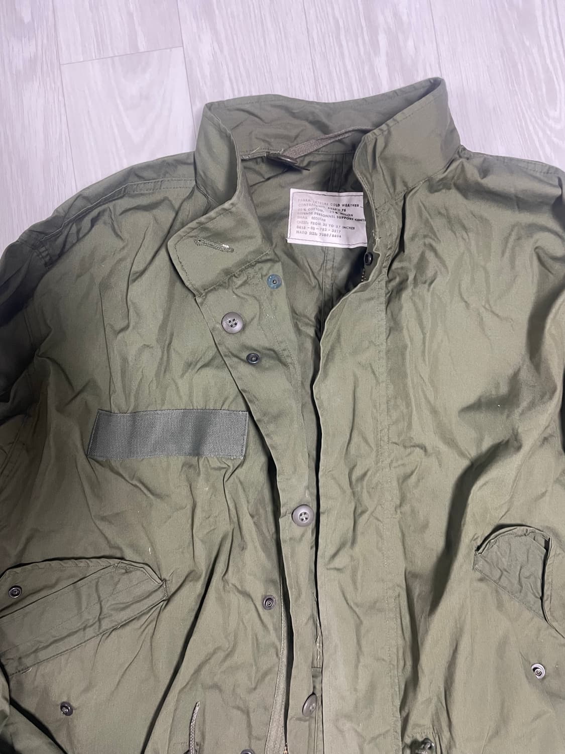 미사용 m65피쉬테일 데드스탁 스몰 새상품  상품이미지3