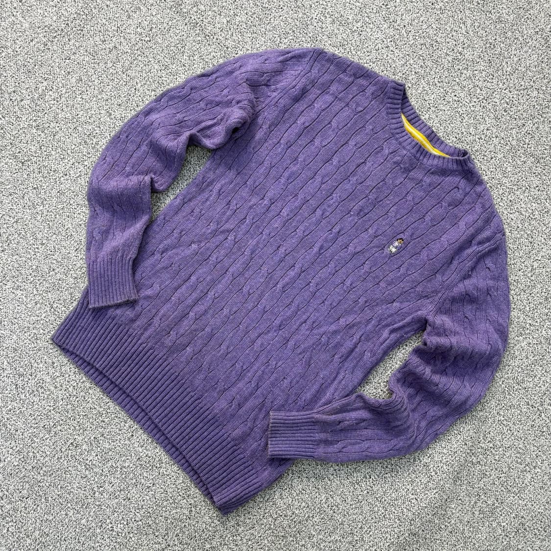 L 티니위니 남성 울 긴팔 케이블 니트 0413J 상품이미지1