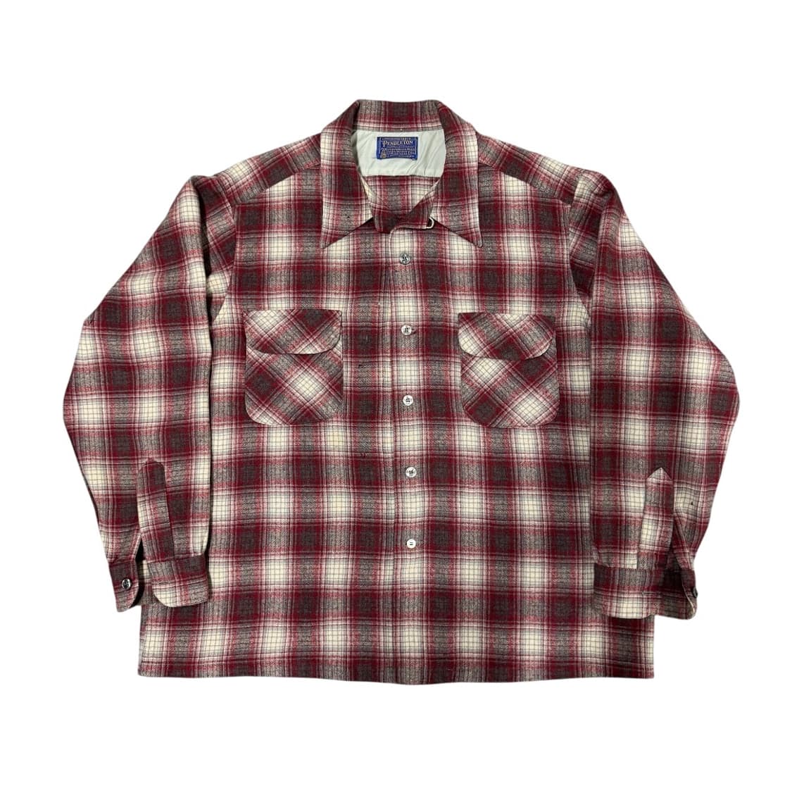 빈티지 60s Pendleton Plaid Flannel 펜들턴 셔츠 상품이미지1