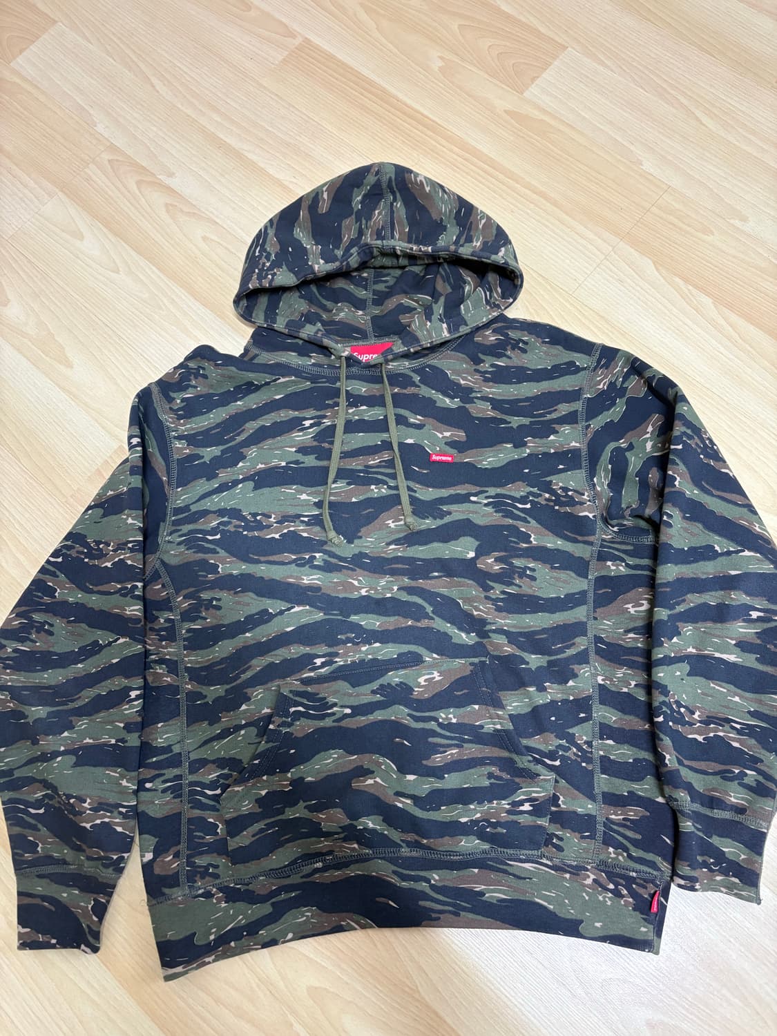 21SS 슈프림 스몰박스로고 타이거카모 S사이즈 상품이미지2