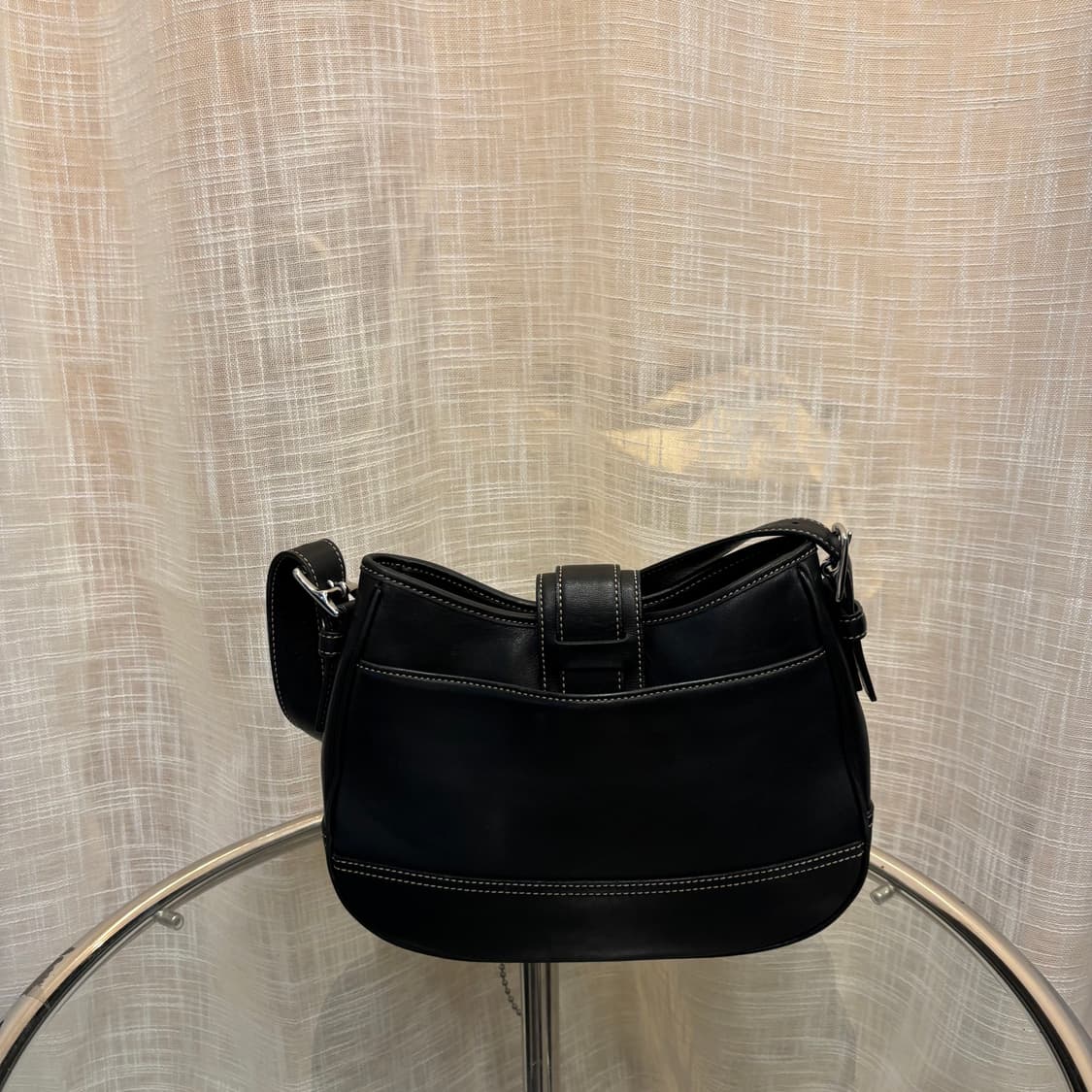 정품 코치 스티치 버클 숄더백     상품이미지5