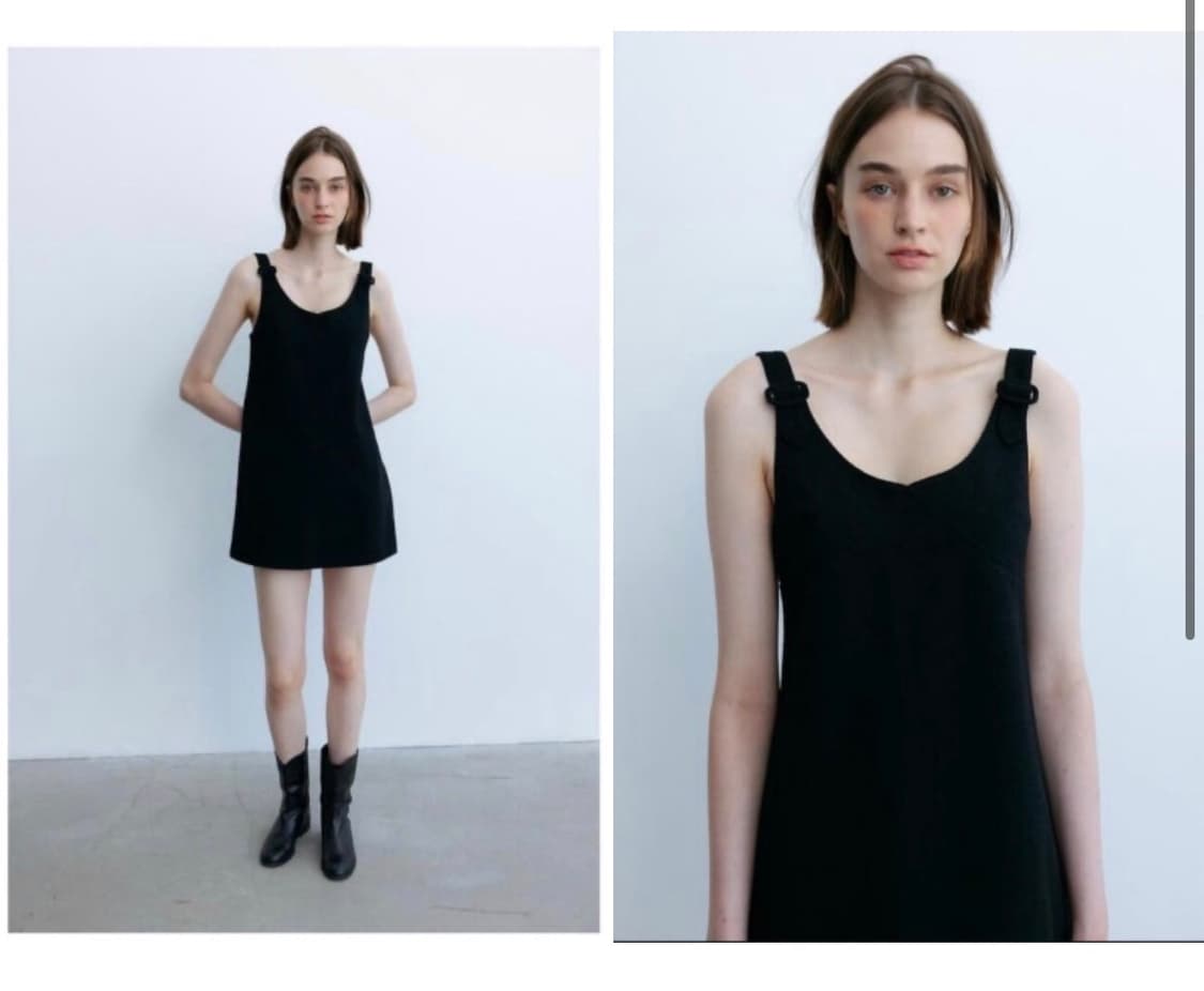 타낫 23fw 부클원피스 블랙 상품이미지1