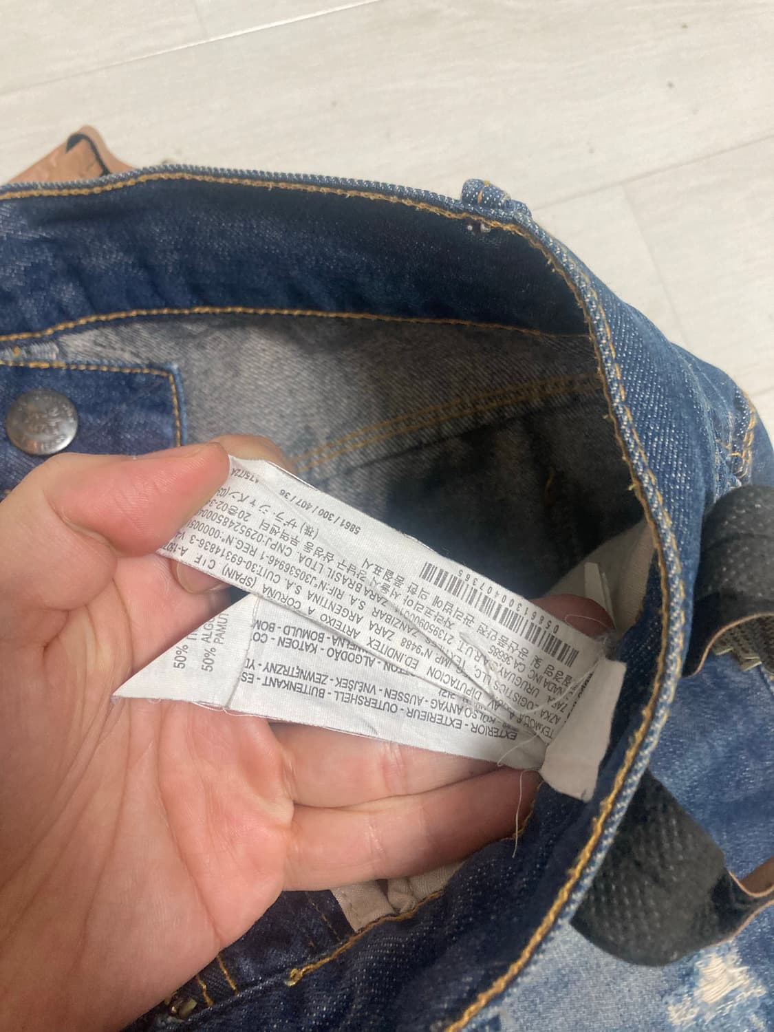 자라 서스펜더 슬림진 (28) 상품이미지4