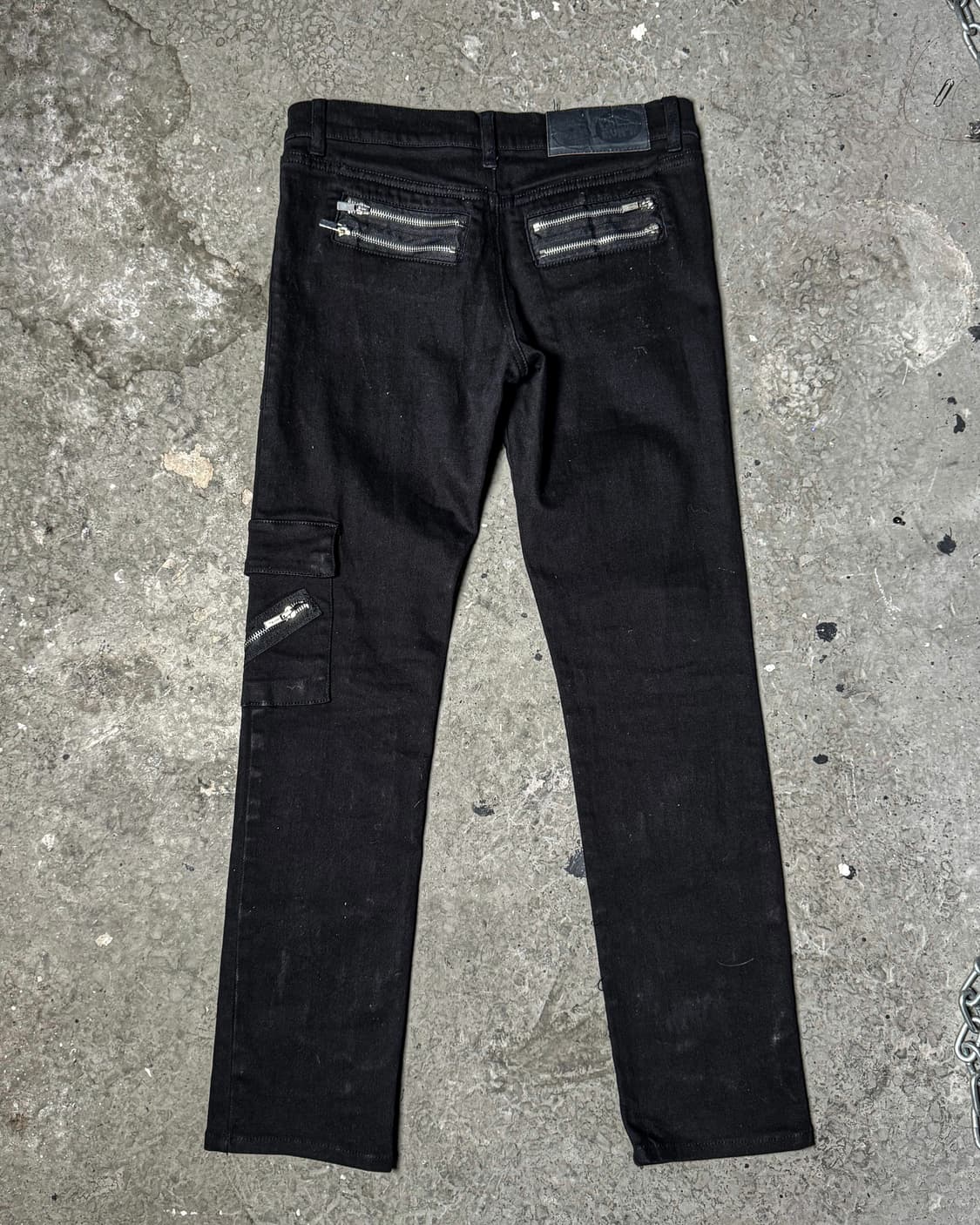 Cheap Monday - Multi Zip Slim Black Pant 상품이미지10