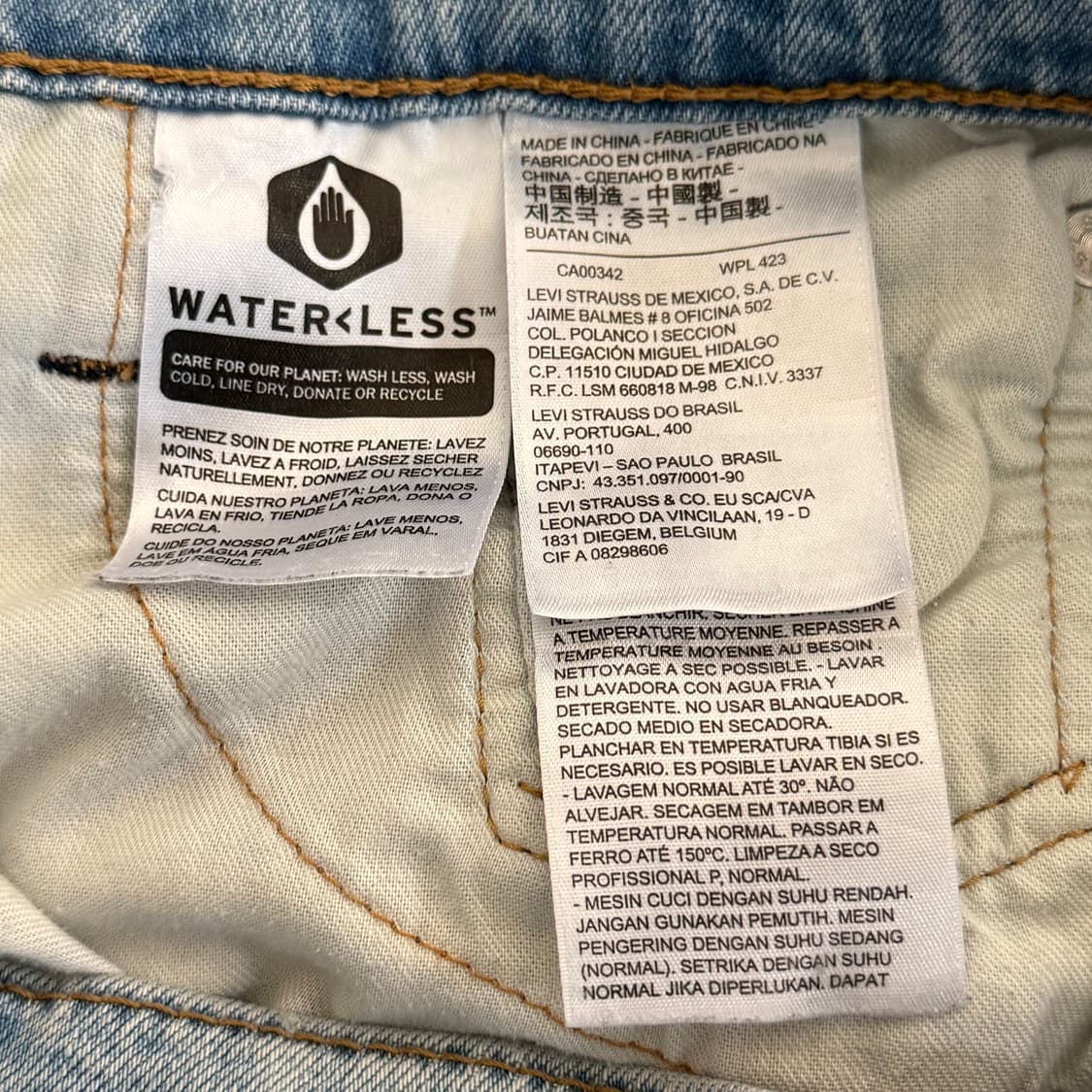 Levis 리바이스 513 연청 데님 32 상품이미지8