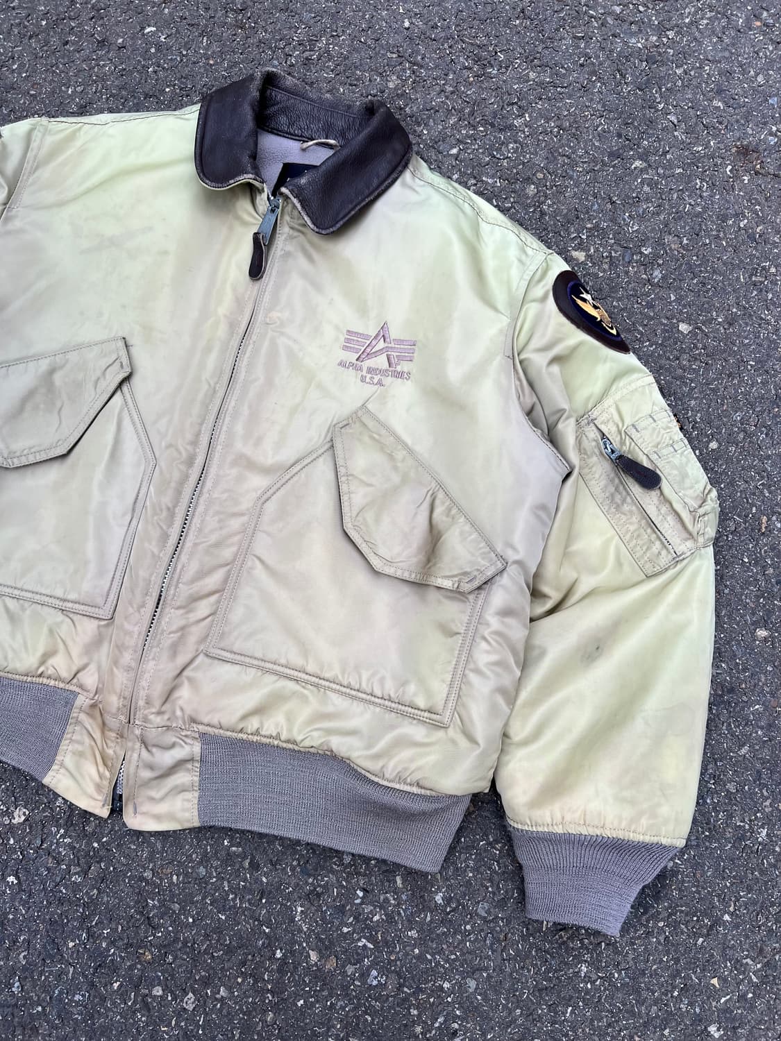 00s ALPHA INDUSTRIES CWU 45/P 알파플라이트봄버 상품이미지4