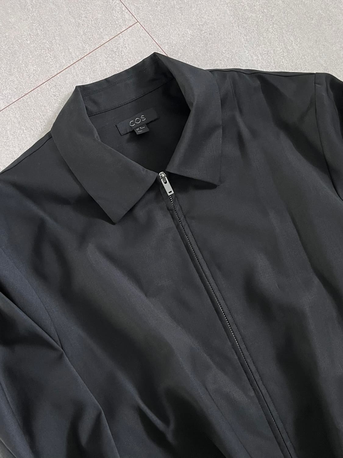 COS 울 집업 블루종 상품이미지1