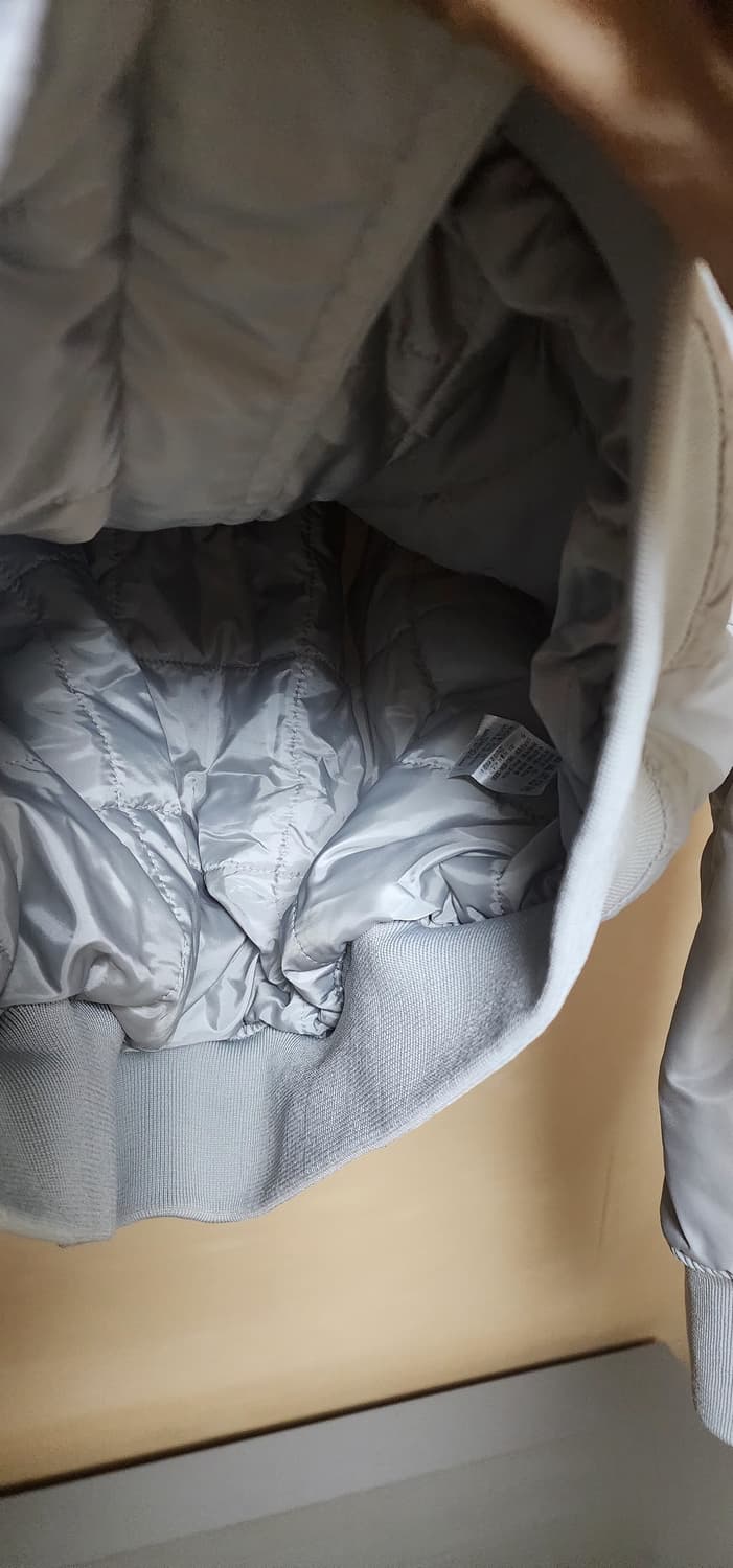 지오다노 라이트 그레이 봄버 자켓항공점퍼xl새거급 상품이미지4