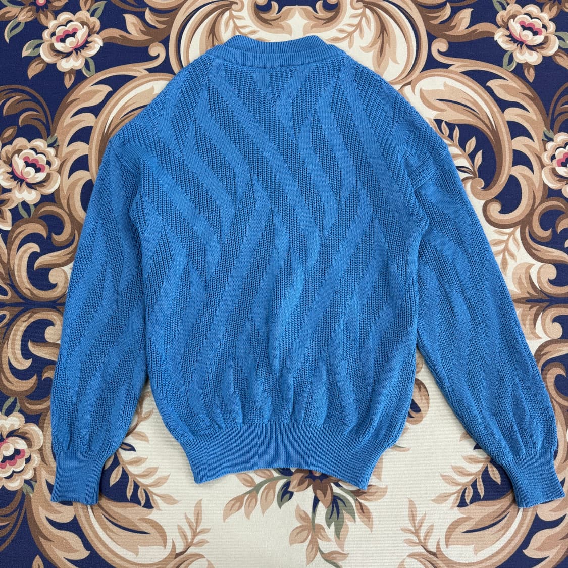 (M)90s 라코스테 Lacoste 니트(블루) 상품이미지5