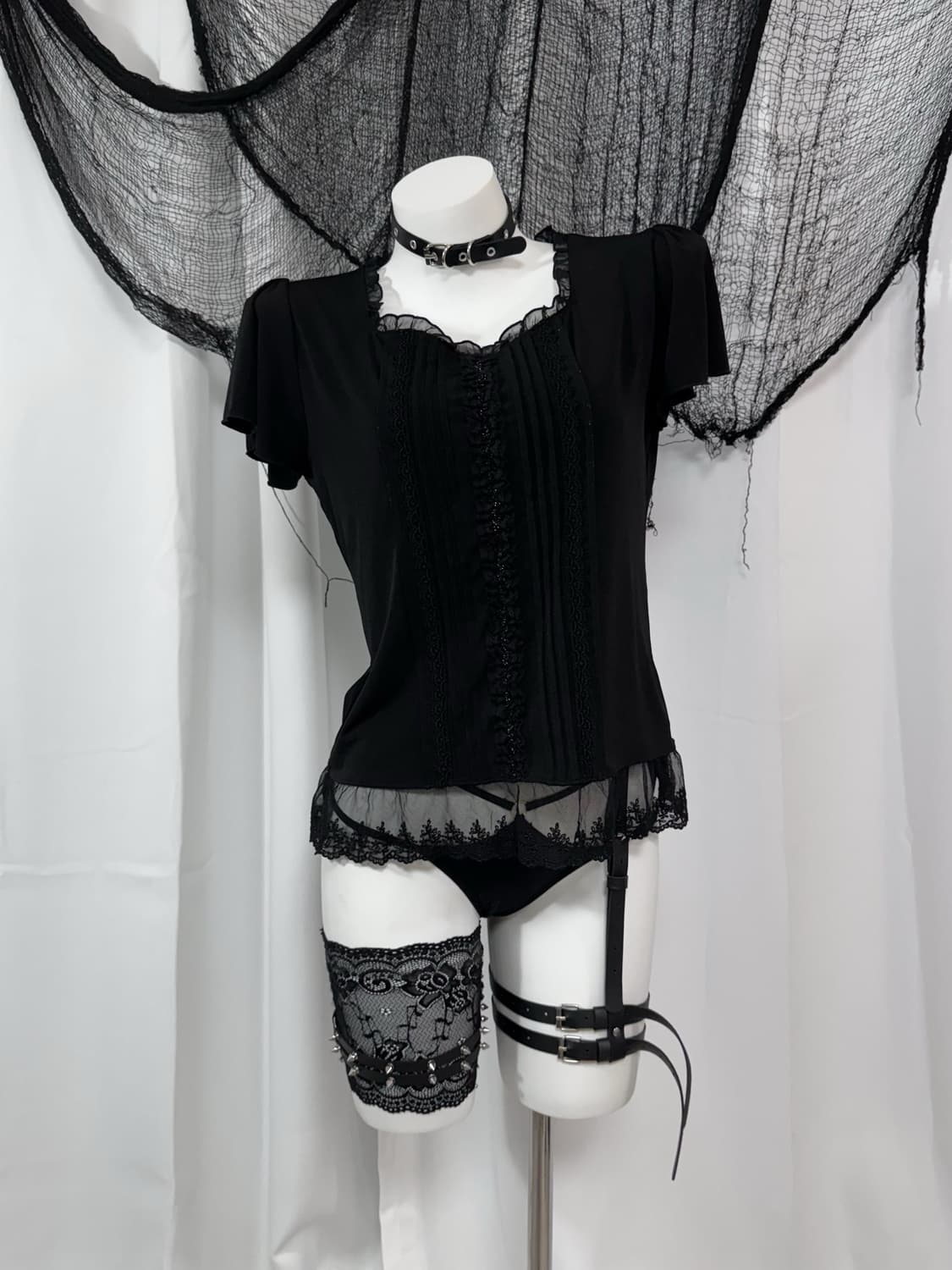 lace t-shirt 상품이미지1