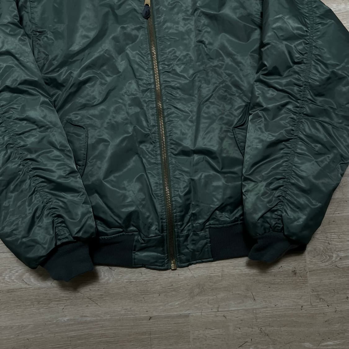 로스코 미국 빅사이즈 MA-1 항공점퍼 봄버자켓 [카키] 4XL/120 상품이미지3