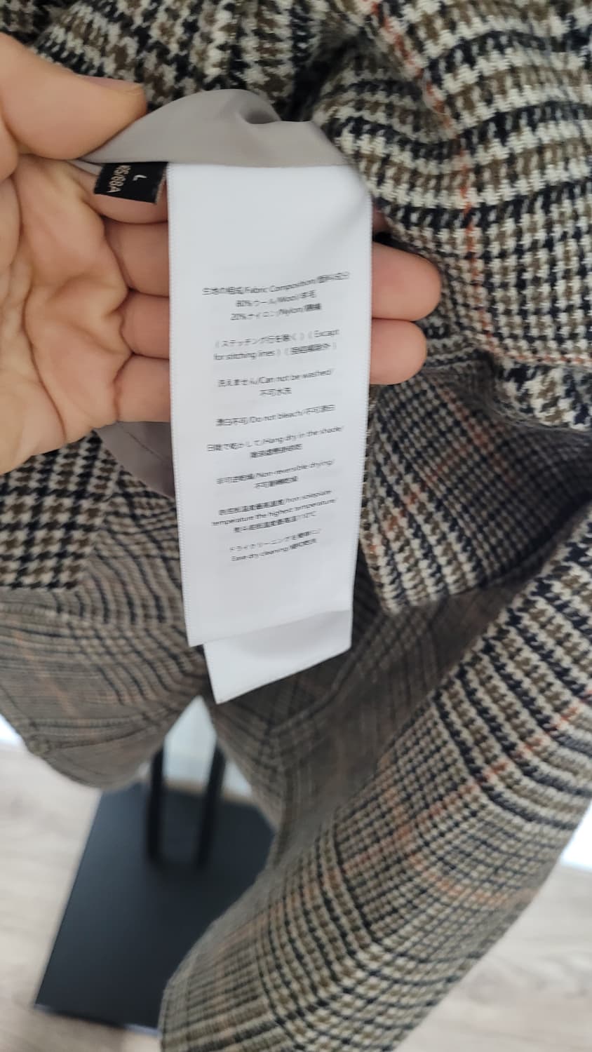 버버리  여성  울 체크 더블코트- 66사이즈 상품이미지7