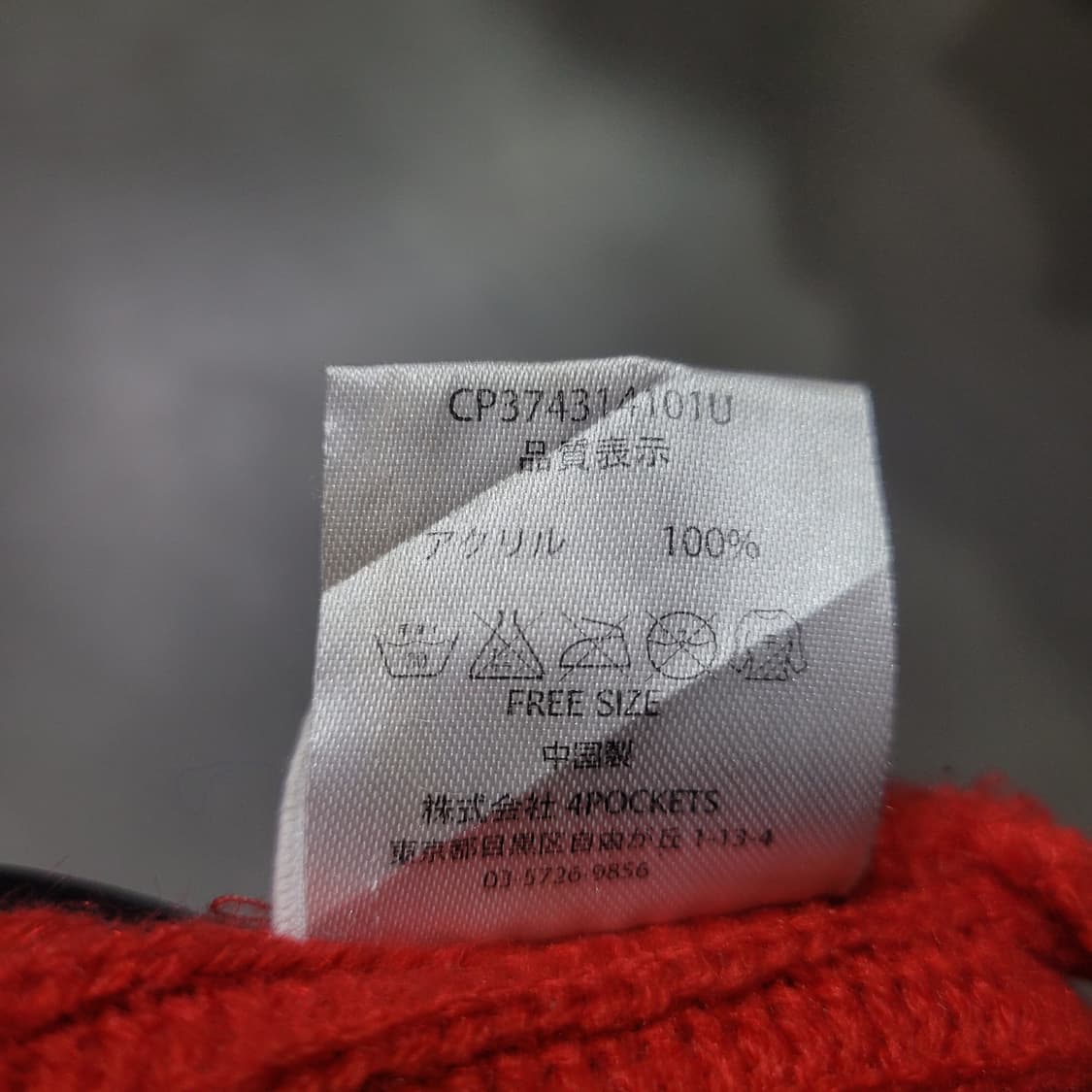 CHAMPION 챔피온 빈티지 레드 로고 비니 상품이미지4