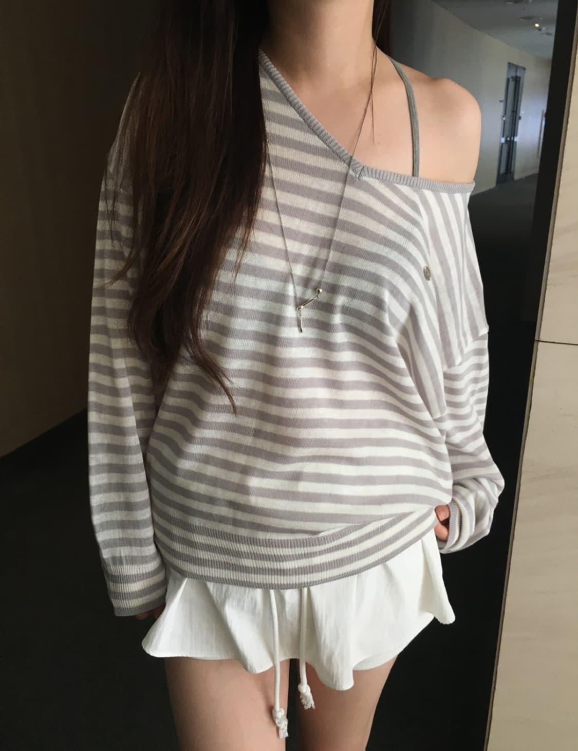 스트라이프 니트 상품이미지3