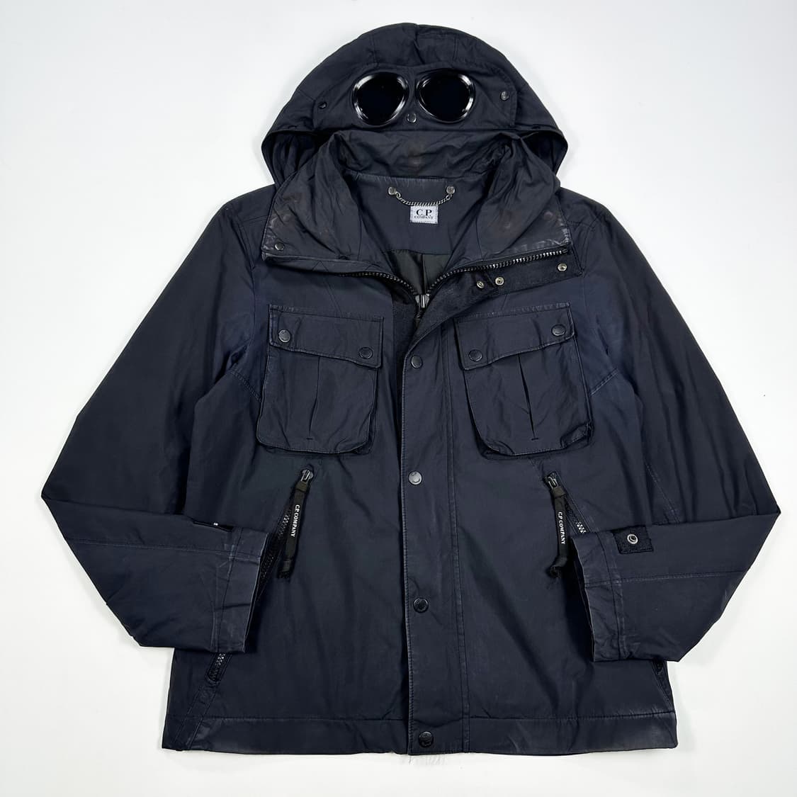 C.P.컴퍼니  올드 아카이브 고글 후디 자켓 블랙 L 상품이미지1