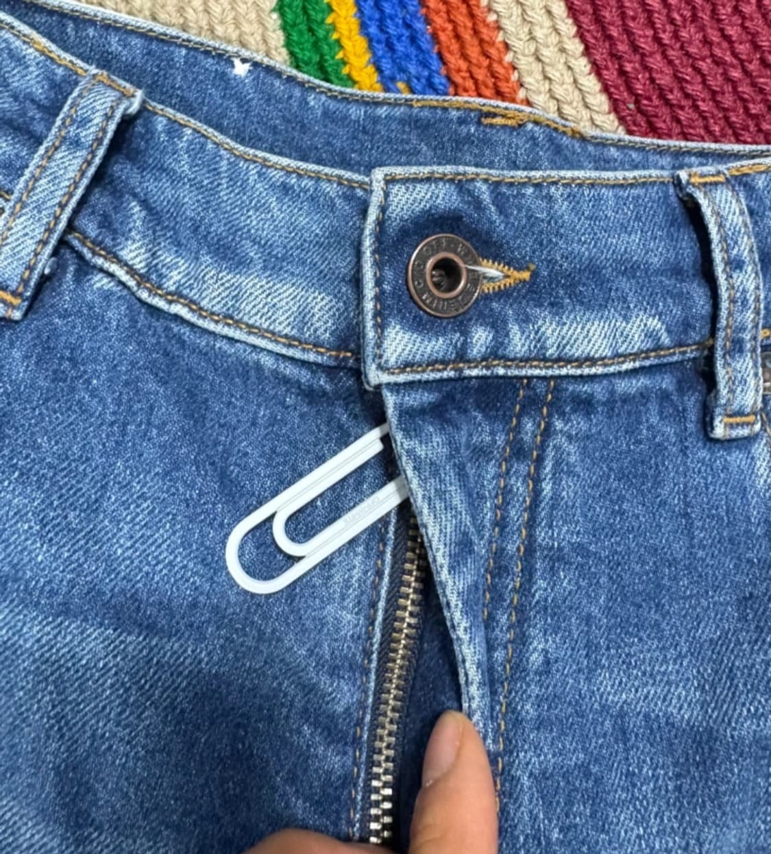 Off -White오프화이트 슬림진중청팬츠
 상품이미지2