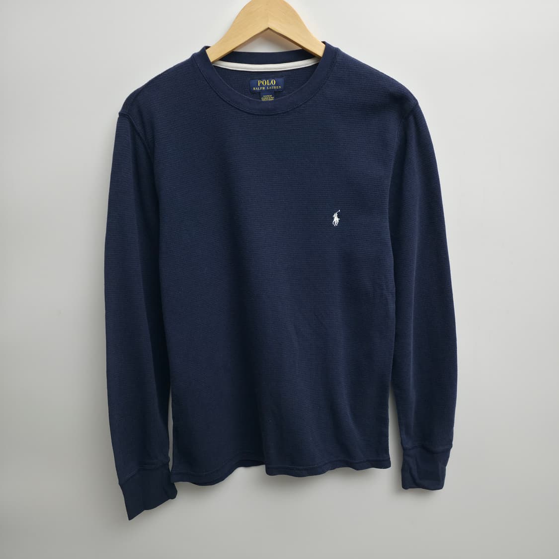 [M] 폴로 랄프로렌 네이비 와플 티 상품이미지1