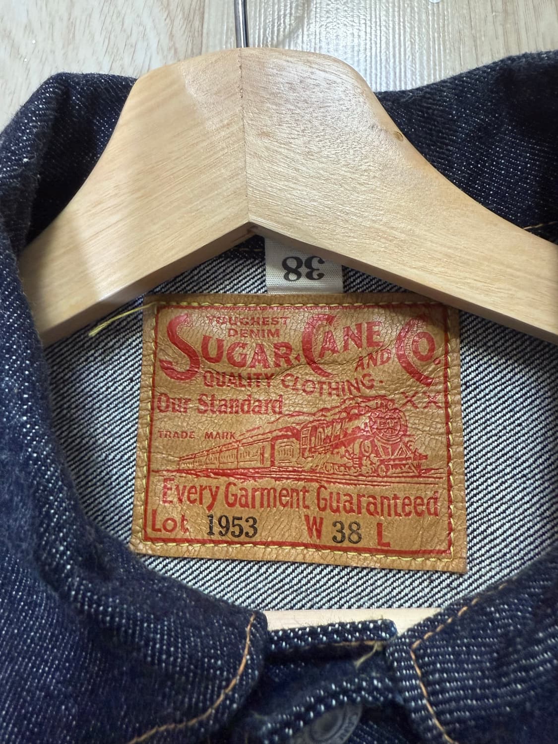 슈가케인 1953데님자켓 38사이즈 판매 상품이미지3
