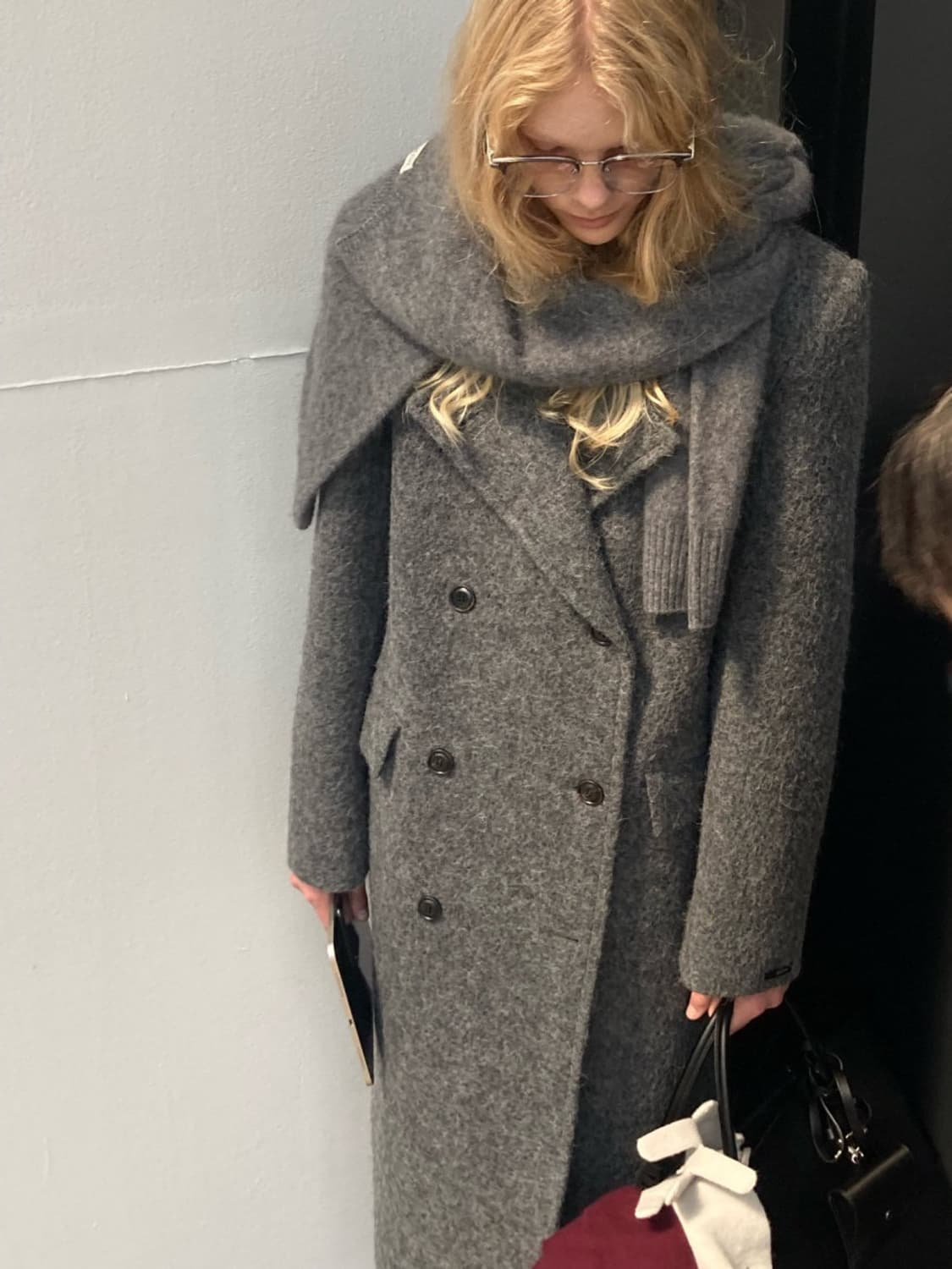 새상품) 런던플랏 바닐라코트 울코트 그레이코트 상품이미지1