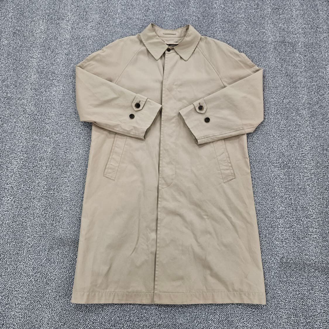 [실측확인] 일본 빈티지 발마칸 싱글 트렌치 코트 1106JM1 상품이미지1