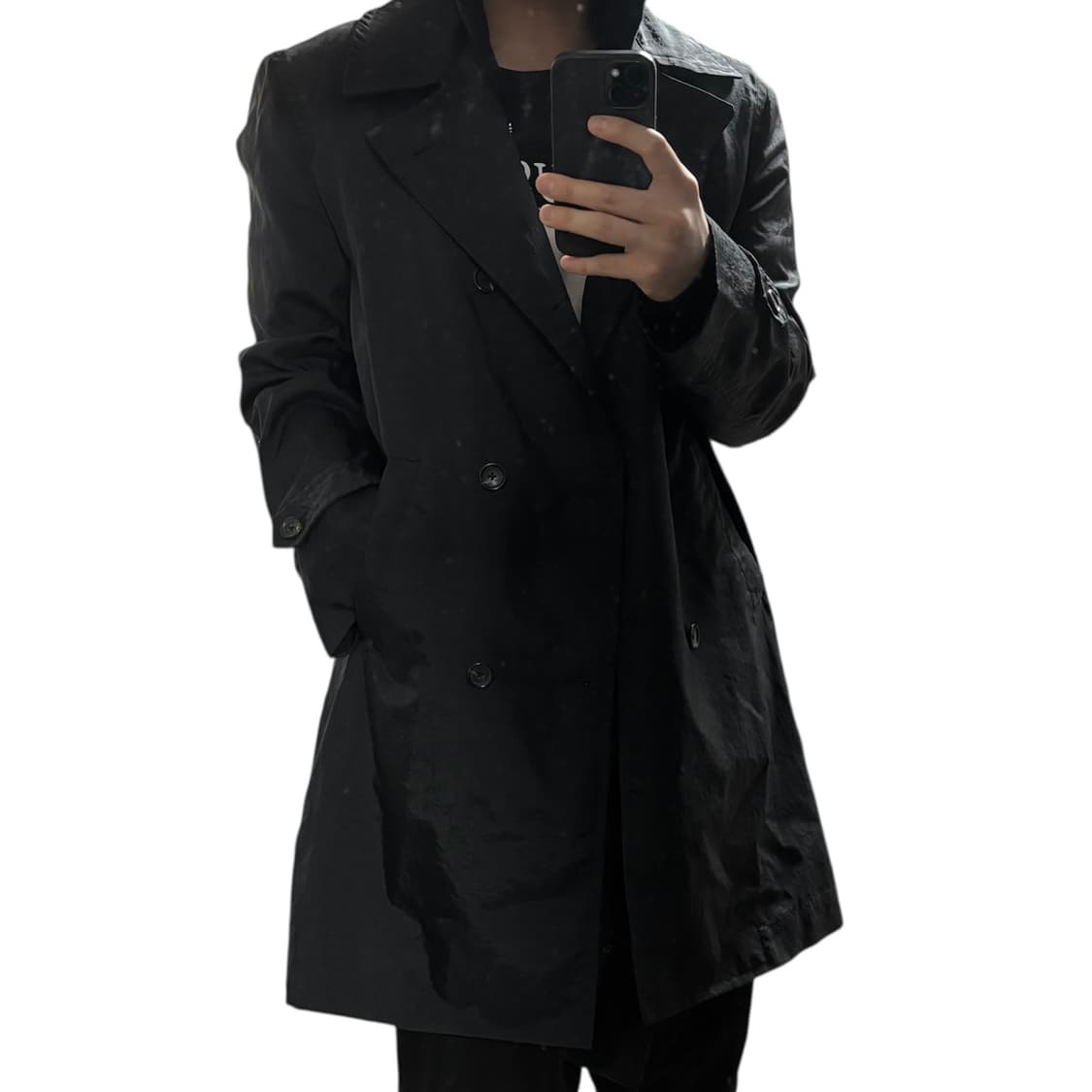 [S] 꼼데가르송 셔츠 나일론 피코트 상품이미지9