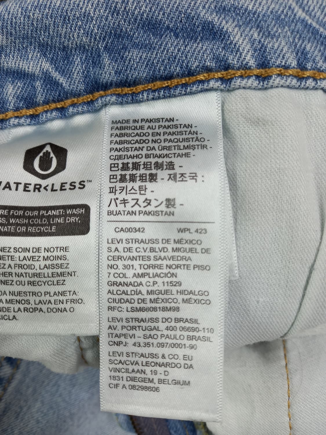 33 리바이스502 리오셀28% 워싱 스판 슬림일자진 33-454 상품이미지8