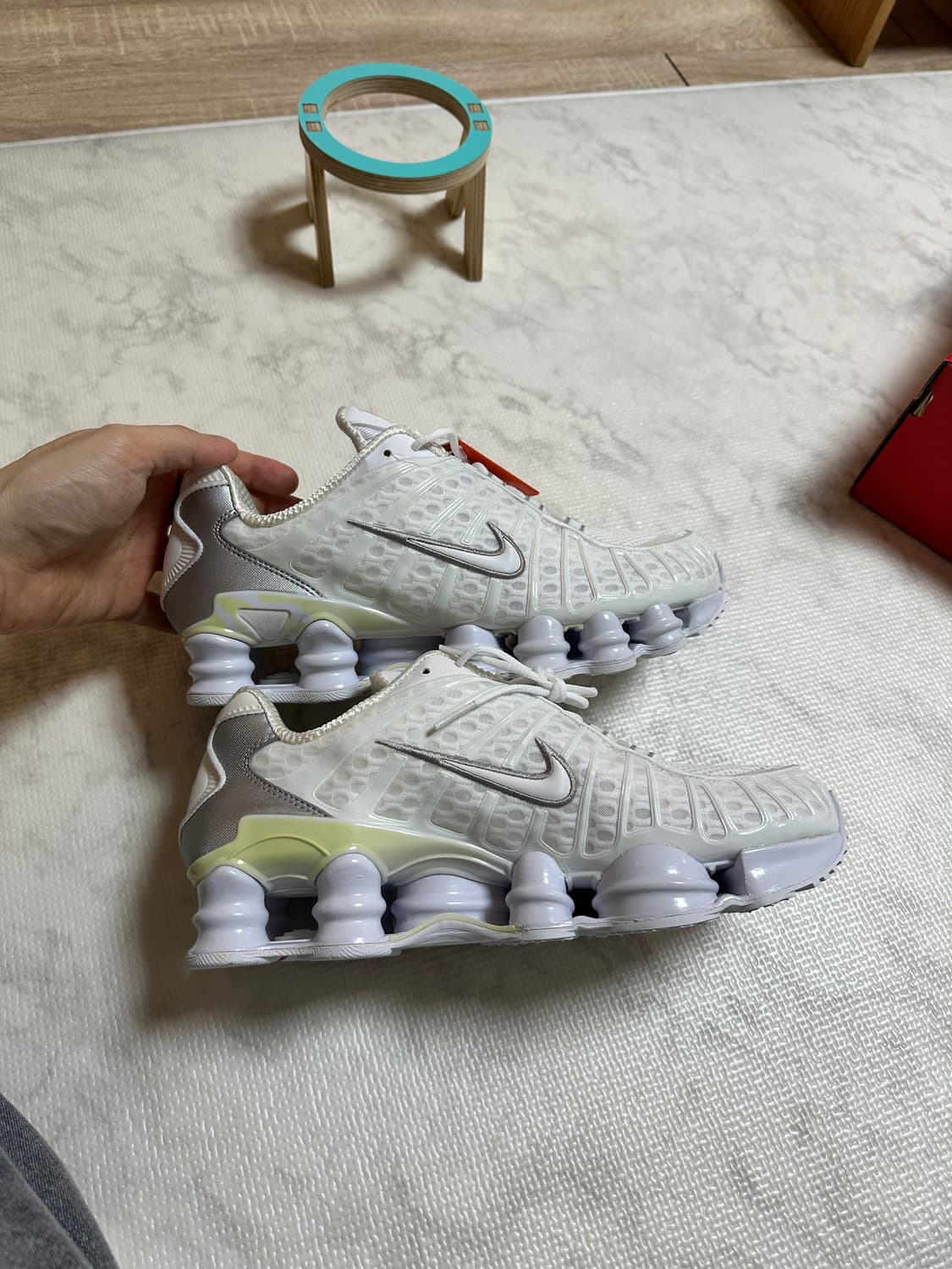 나이키 샥스 TL 화이트 265mm 새상품 상품이미지3