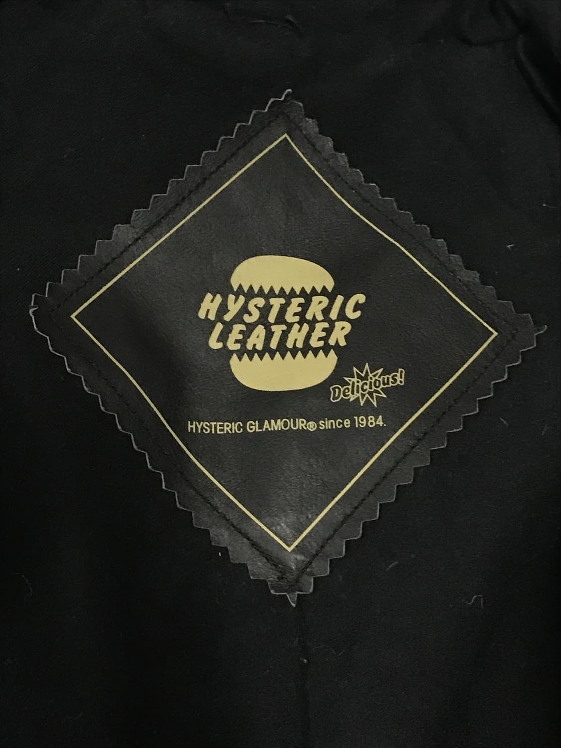 택포•빈티지 히스테릭글래머 돈피 리얼 레더 후드 봄버 자켓 상품이미지8