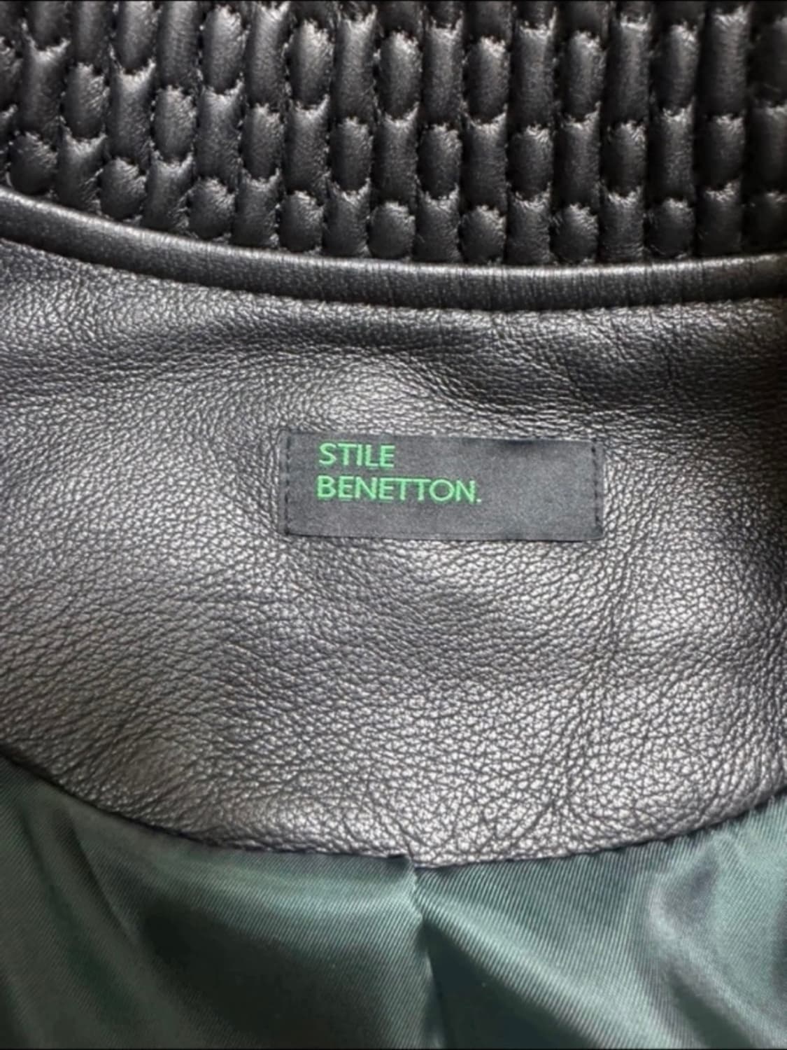 베네통 여성 가죽 자켓 42 상품이미지3