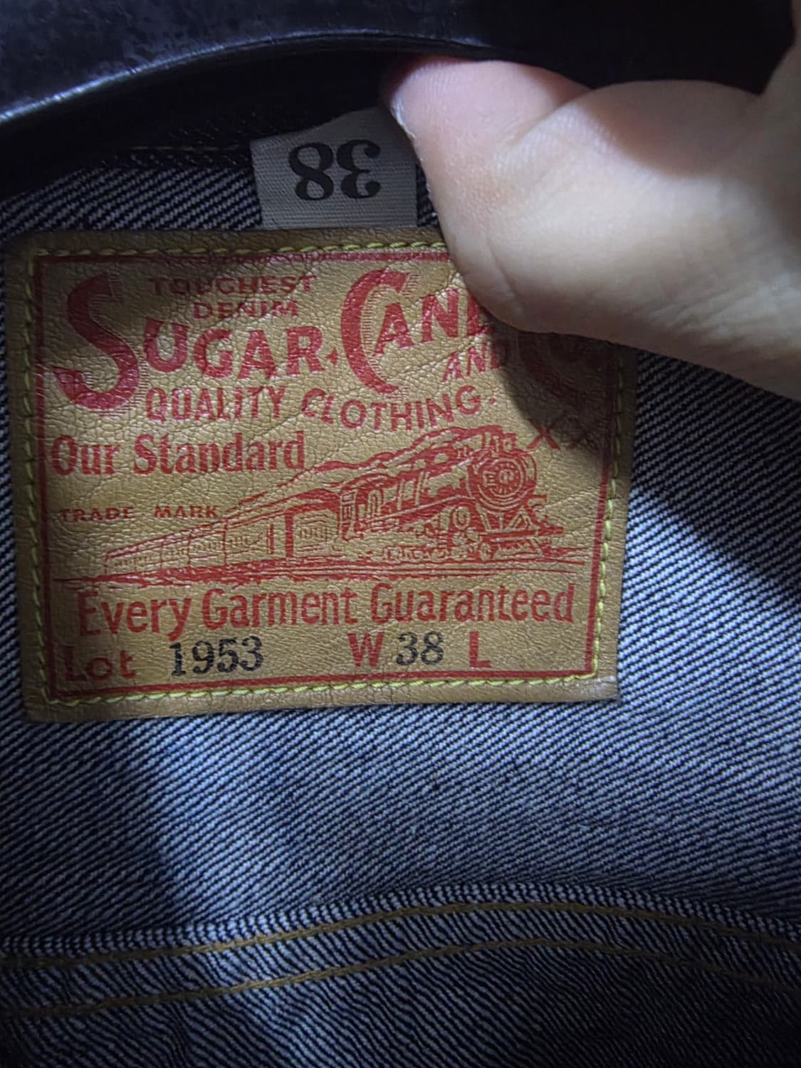 슈가케인 1953 2세대 셀비지 데님자켓 38 사이즈 상품이미지2