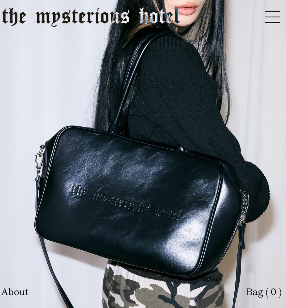 [새]더미스테리어스호텔 소가죽스퀘어백 상품이미지1