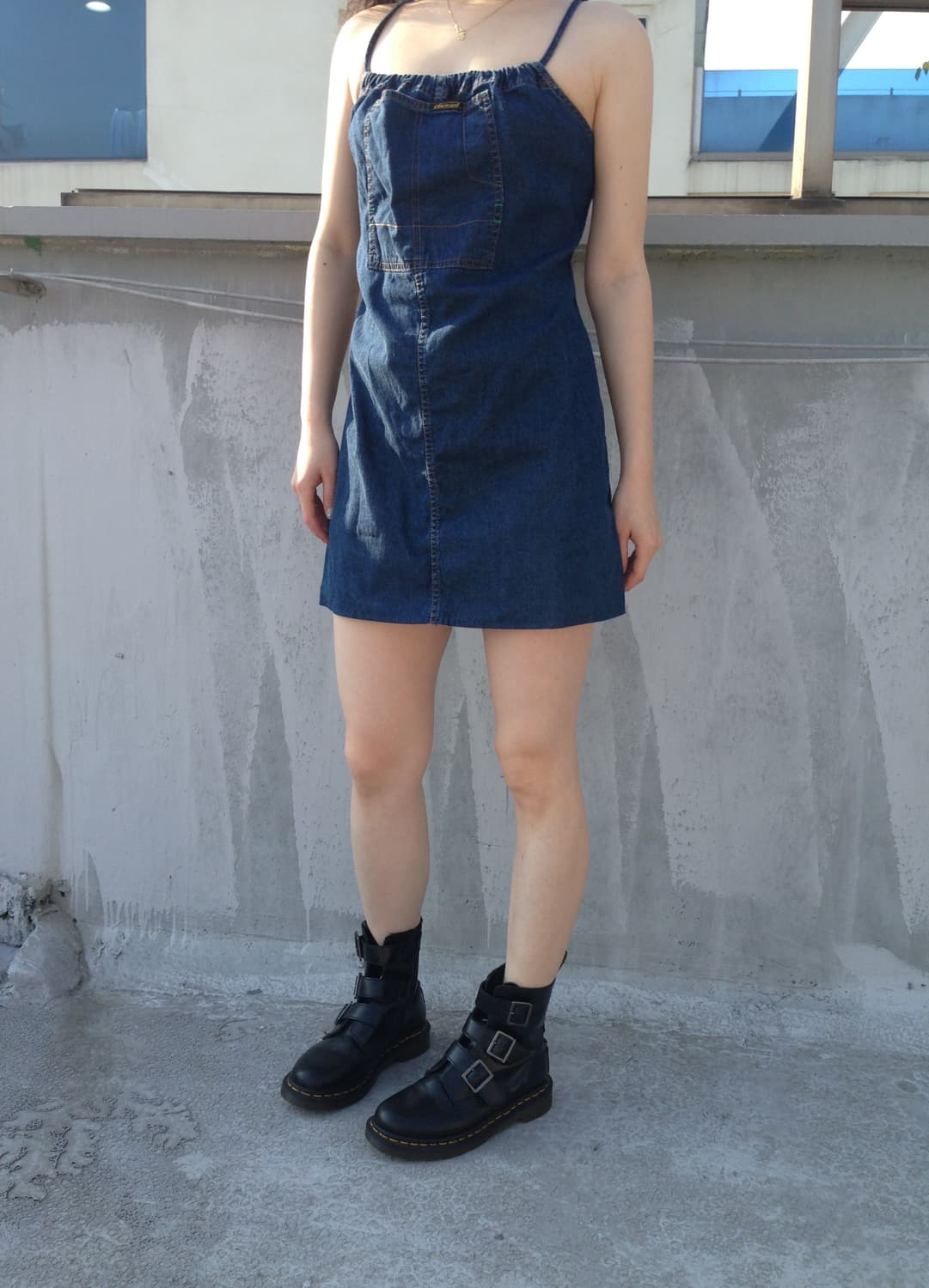 Vintage denim dress 상품이미지3